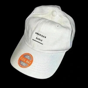 American Eagle white hat cap